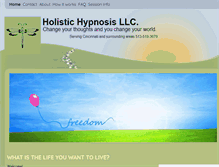 Tablet Screenshot of holistichypnosis.com